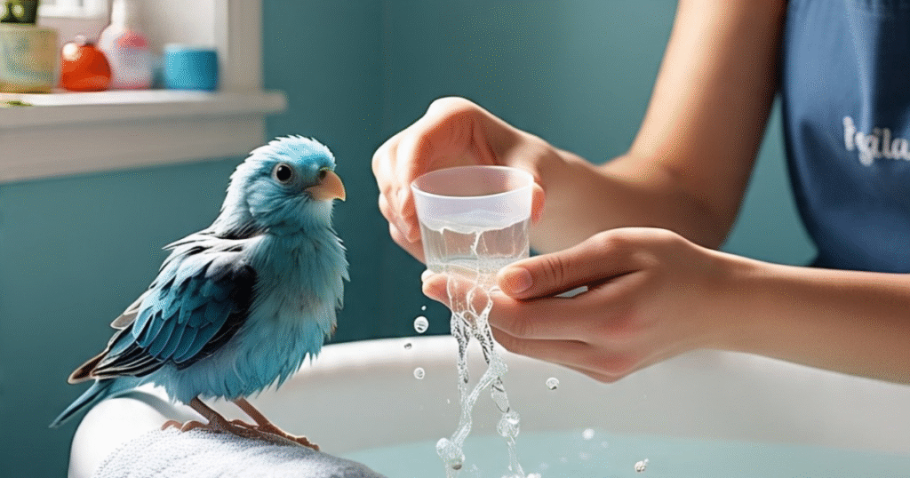 How to Give Your Pet Bird a Bath