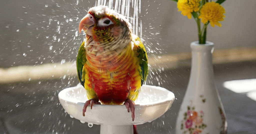 How to Give Your Pet Bird a Bath